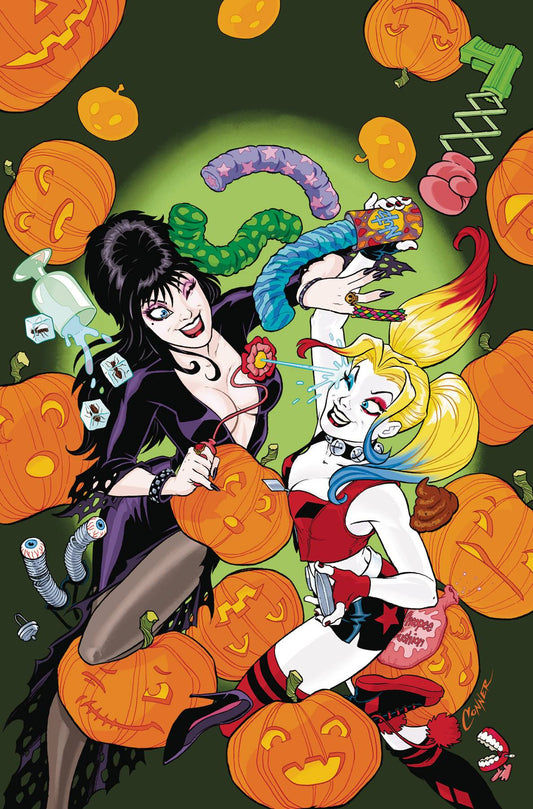 HARLEY QUINN X ELVIRA #1 CVR L CONNER 1 LTD VIRGIN (C: 1-0-0