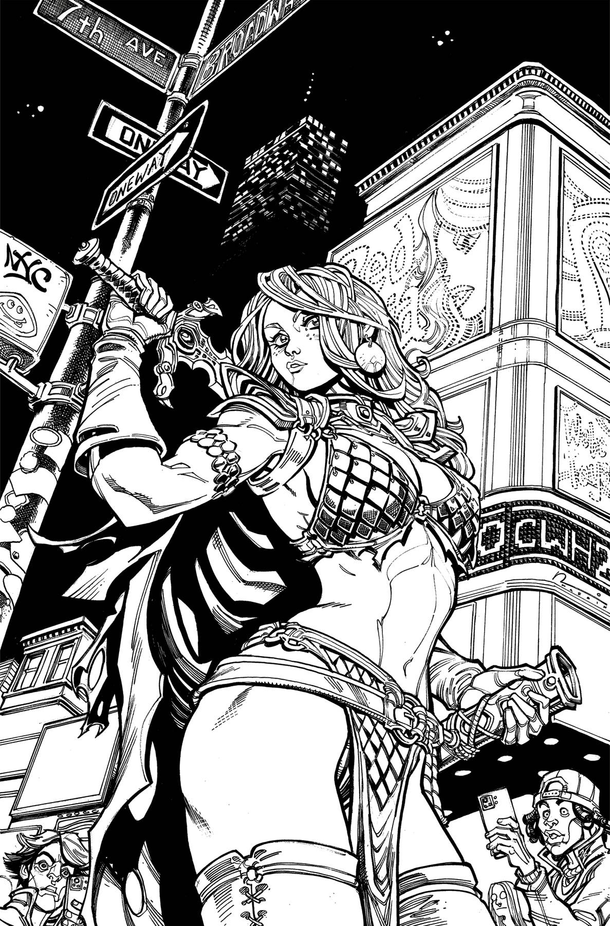 SONJA REBORN #1 CVR Q 15 COPY INCV HARDIN LINE ART VIRGIN
