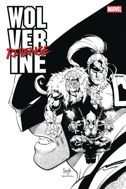 DF WOLVERINE REVENGE RED BAND RAW B&W ED #1 GOLD CAPULLO SGN