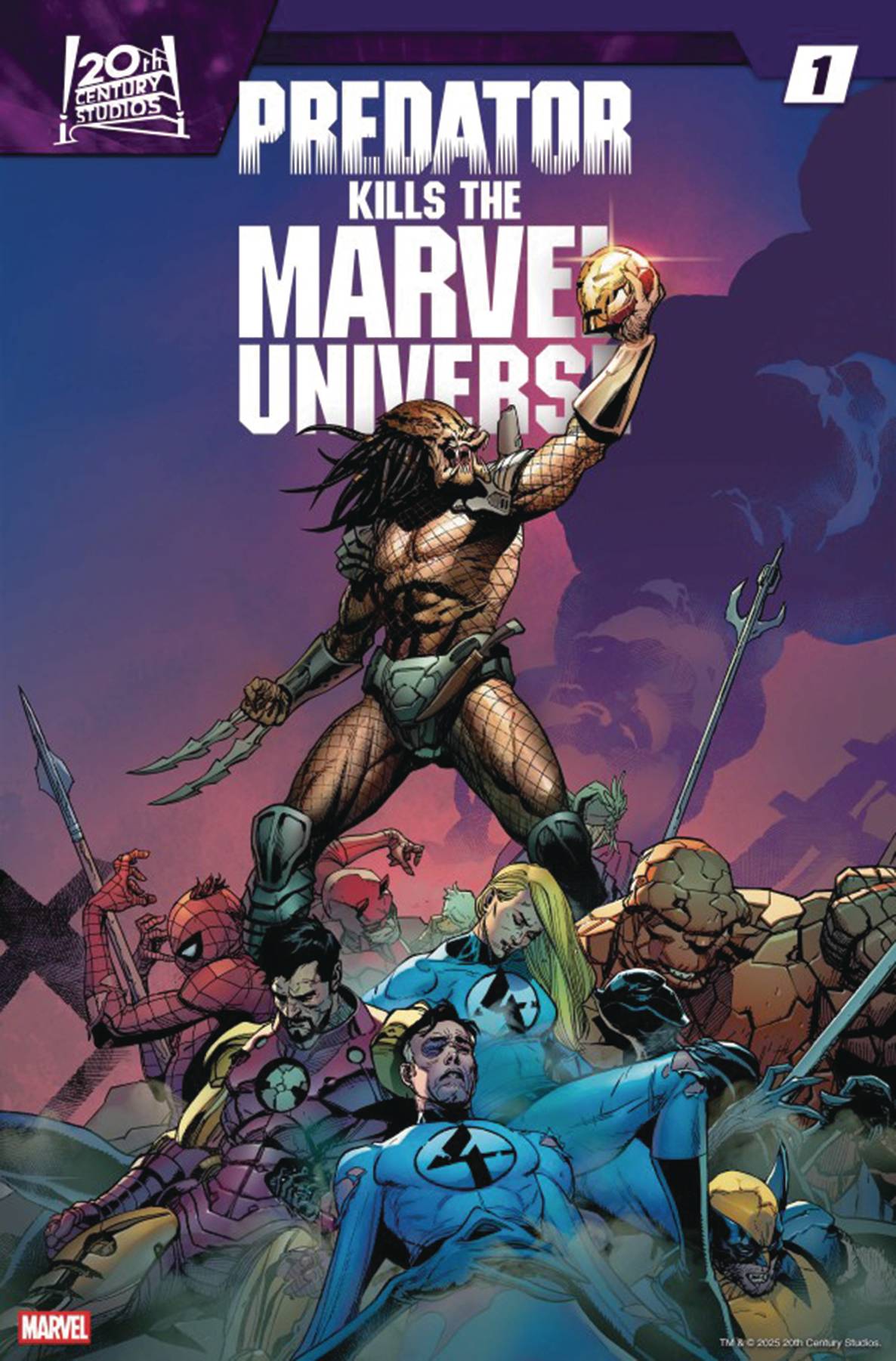 DF PREDATOR KILLS THE MARVEL UNIVERSE #1 PERCY SGN (C: 0-1-2