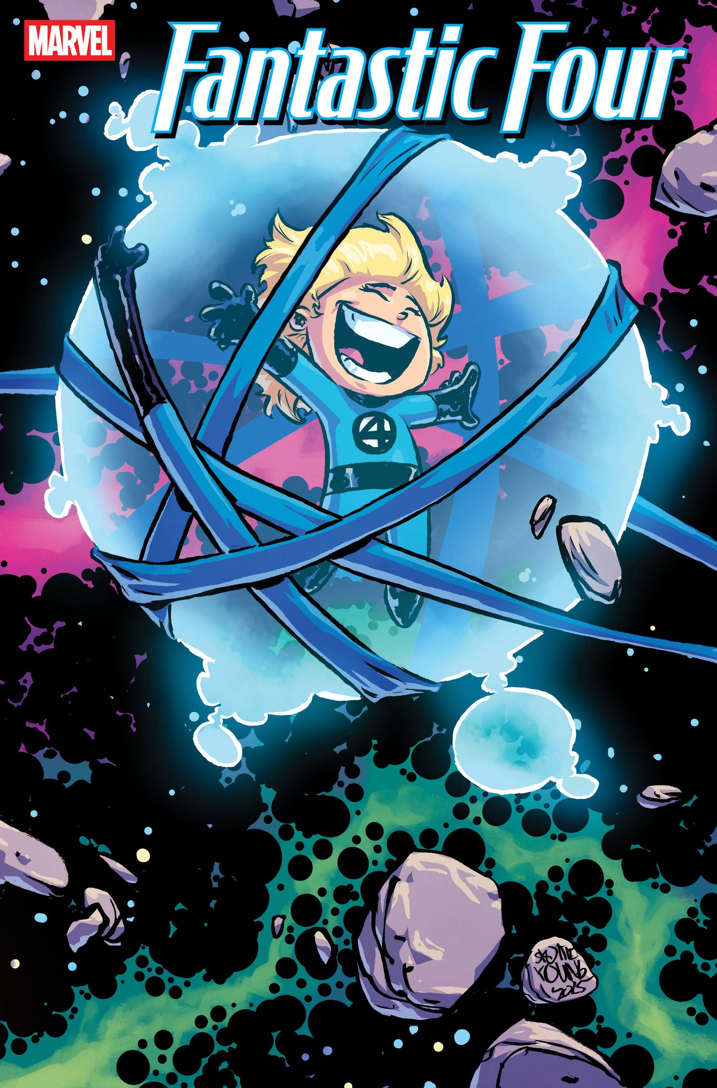 FANTASTIC FOUR #2 SKOTTIE YOUNG 5-PART CONNECTING VAR