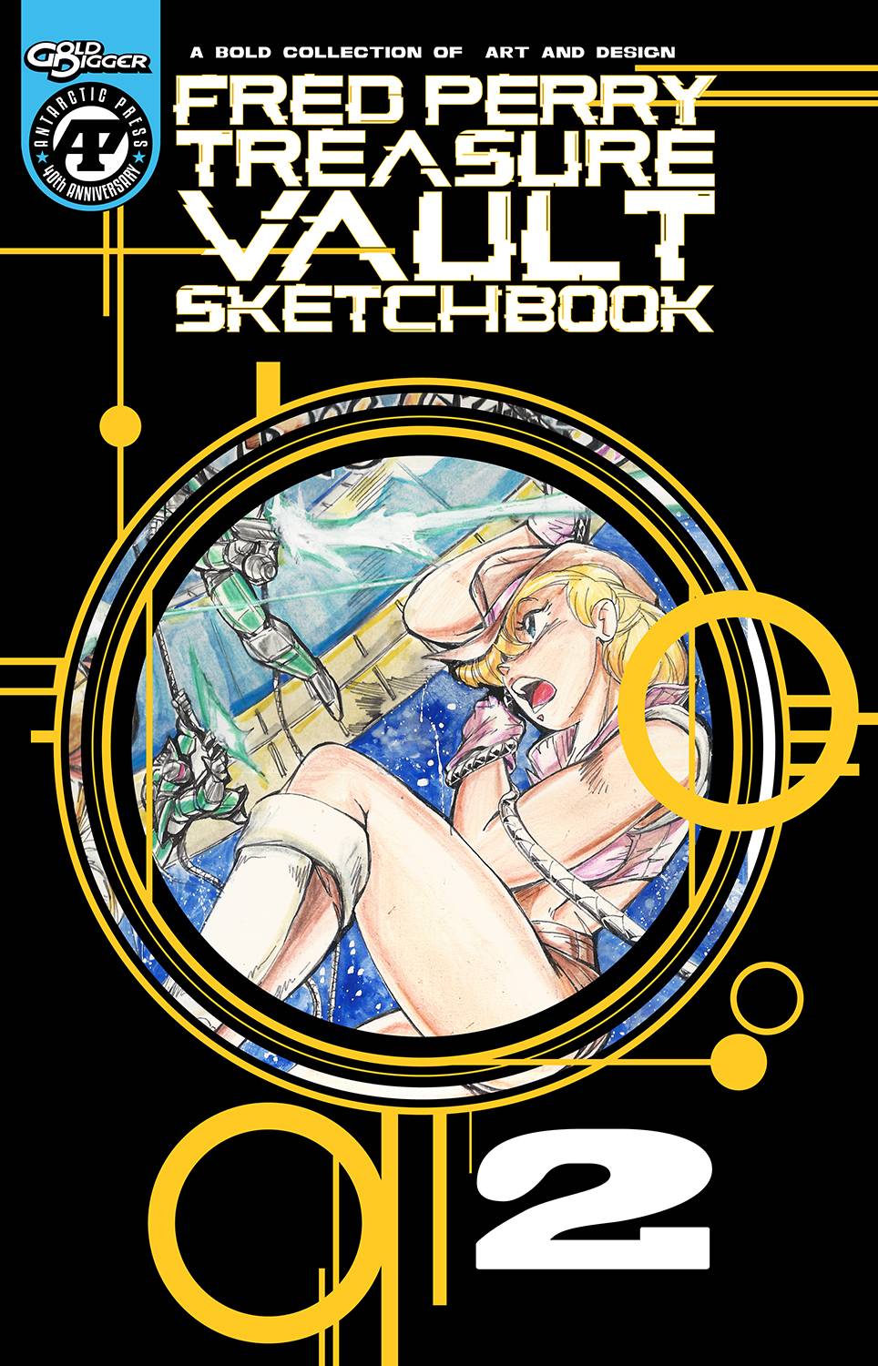 FRED PERRY TREASURE VAULT SKETCHBOOK 2 CVR B GOLD FOIL (C: 0