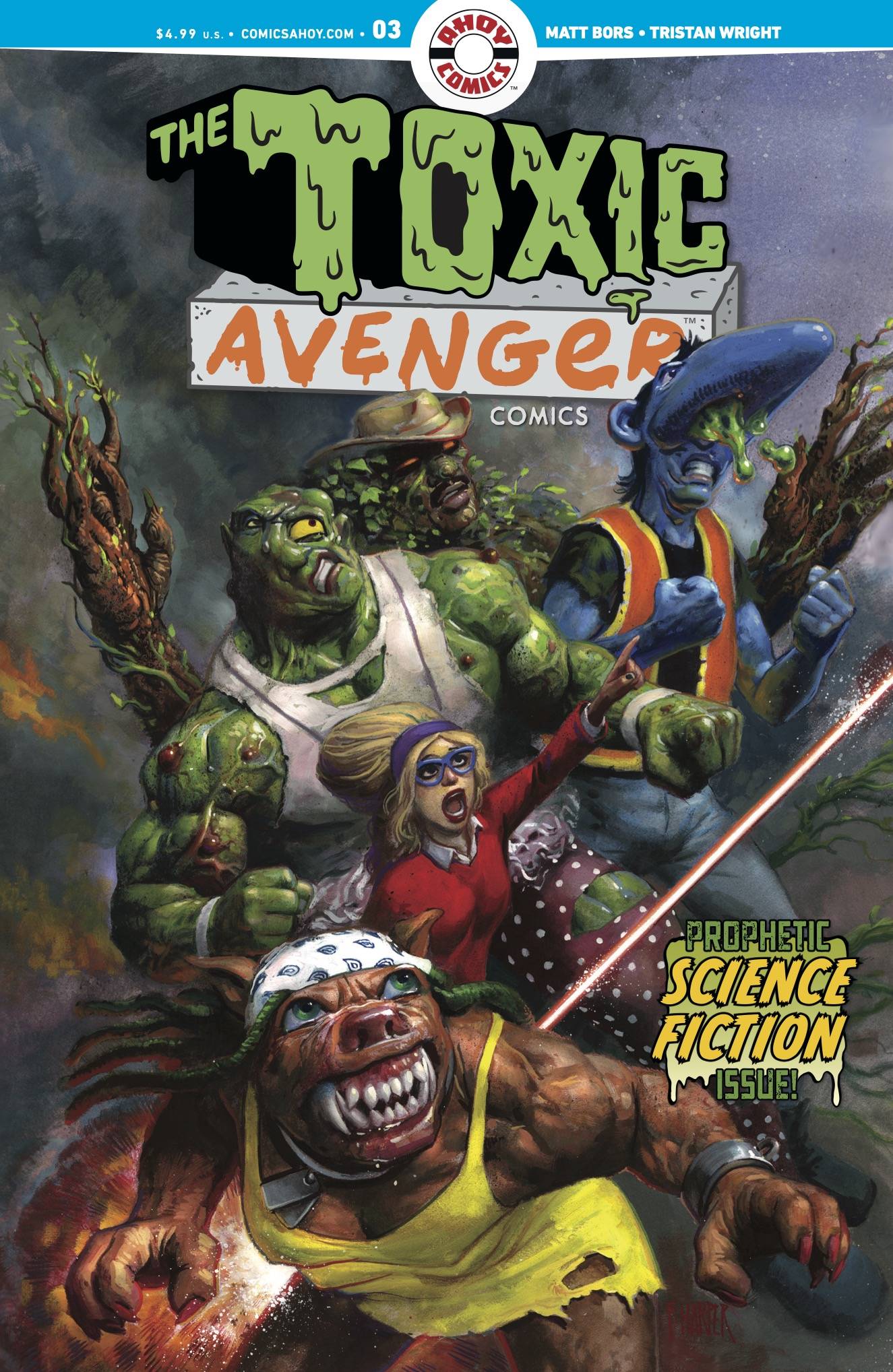 TOXIC AVENGER COMICS #3 CVR A HARPER (MR)