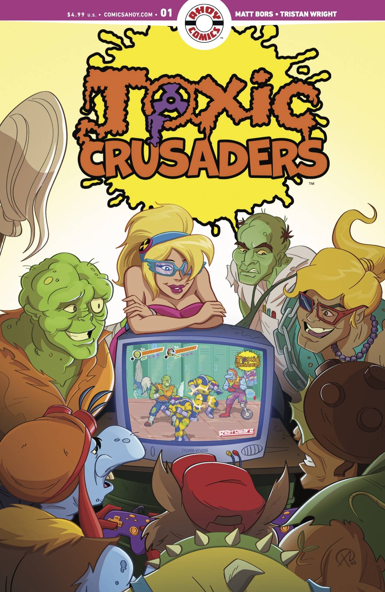 TOXIC CRUSADERS #1 (OF 5) CVR C 5 COPY INCV RETROWARE GAME (
