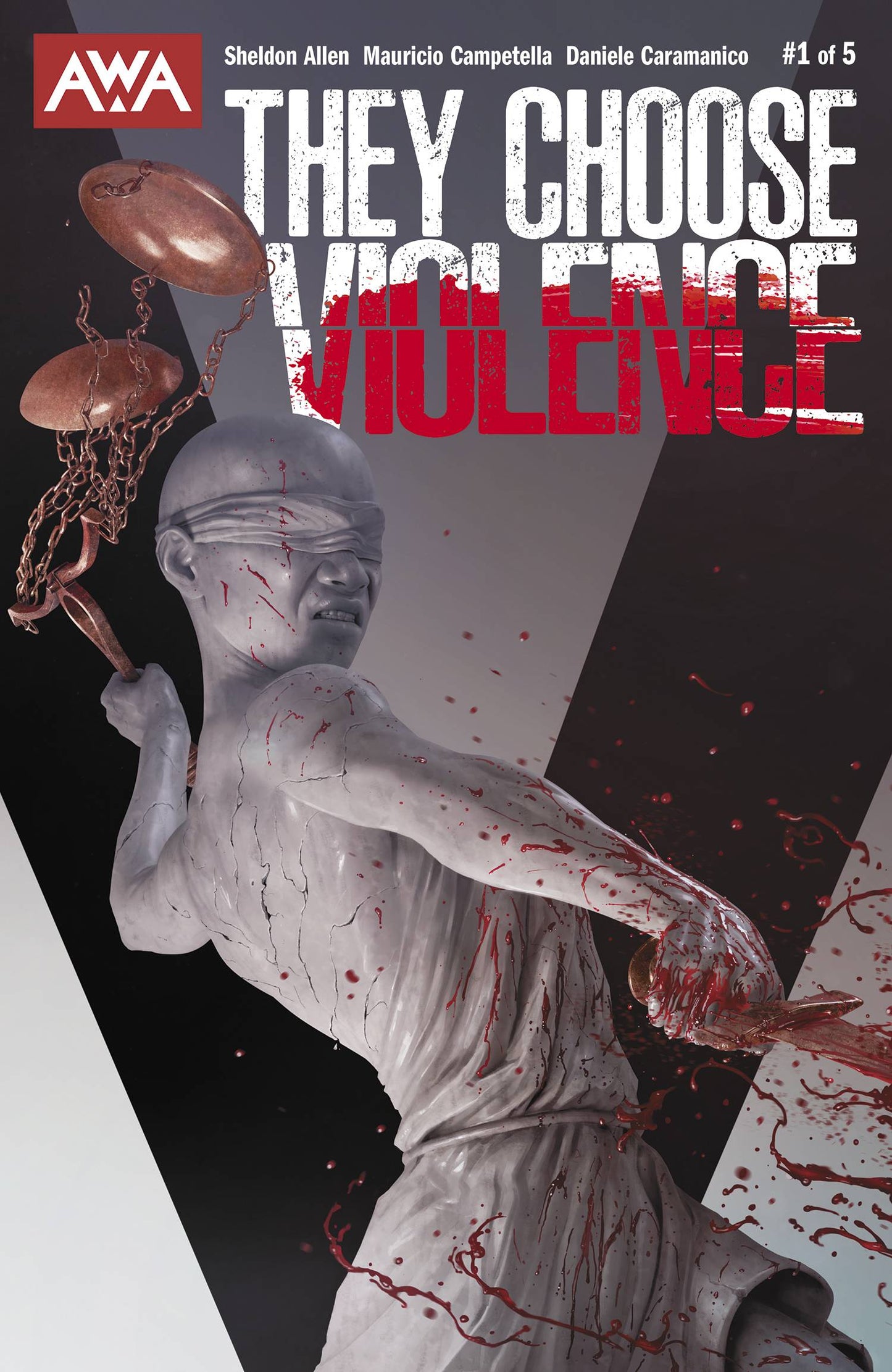 THEY CHOOSE VIOLENCE #4 (OF 5) CVR A RAHZZAH (MR)