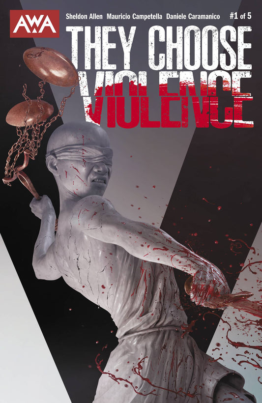 THEY CHOOSE VIOLENCE #4 (OF 5) CVR A RAHZZAH (MR)
