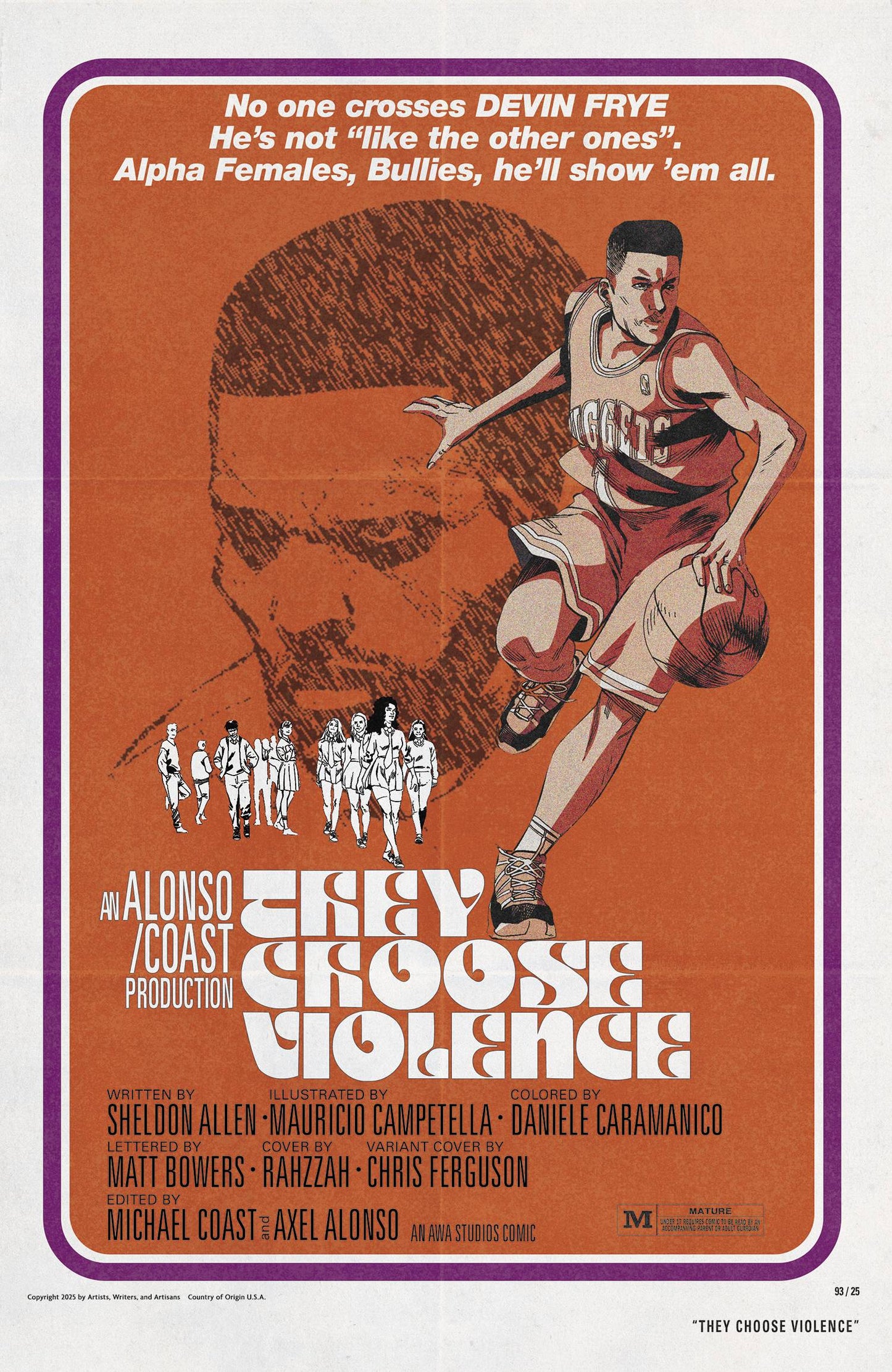 THEY CHOOSE VIOLENCE #4 (OF 5) CVR B FERGUSON HOMAGE (MR)