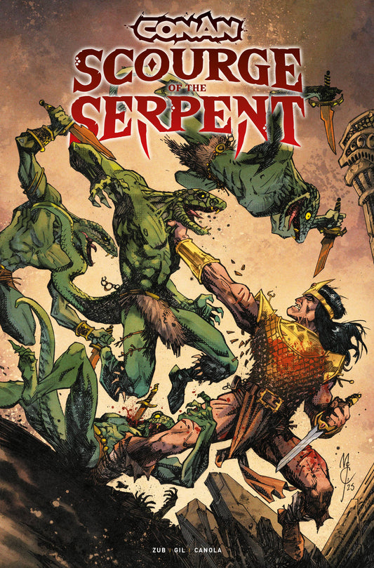 CONAN THE BARBARIAN SCOURGE OF THE SERPENT #1 (OF 4) CVR B (