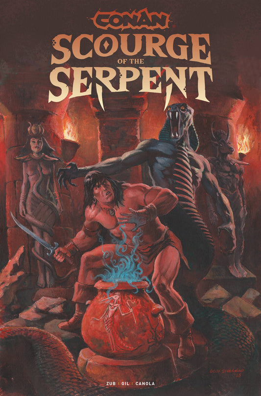 CONAN THE BARBARIAN SCOURGE OF THE SERPENT #1 (OF 4) CVR C (