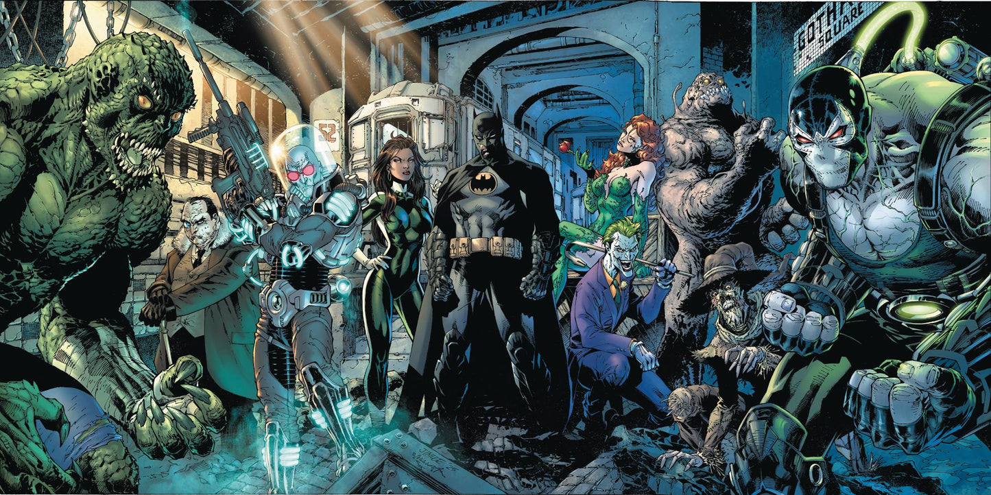 BATMAN #163 CVR E JIM LEE BATMAN CONNECTING GATEFOLD VAR