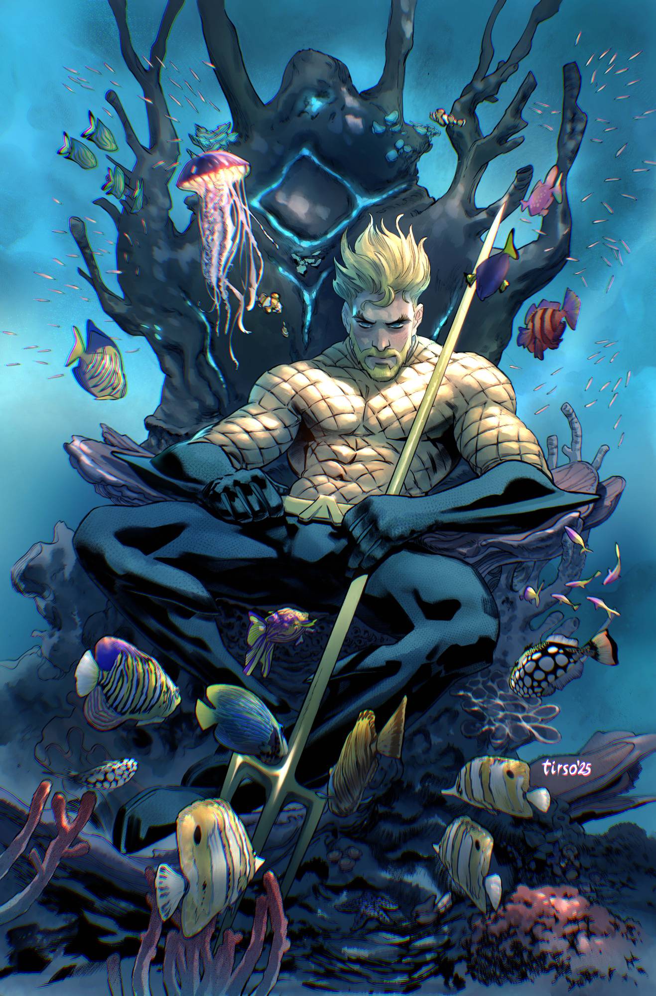 AQUAMAN #8 CVR D INC 1:25 TIRSO CSV