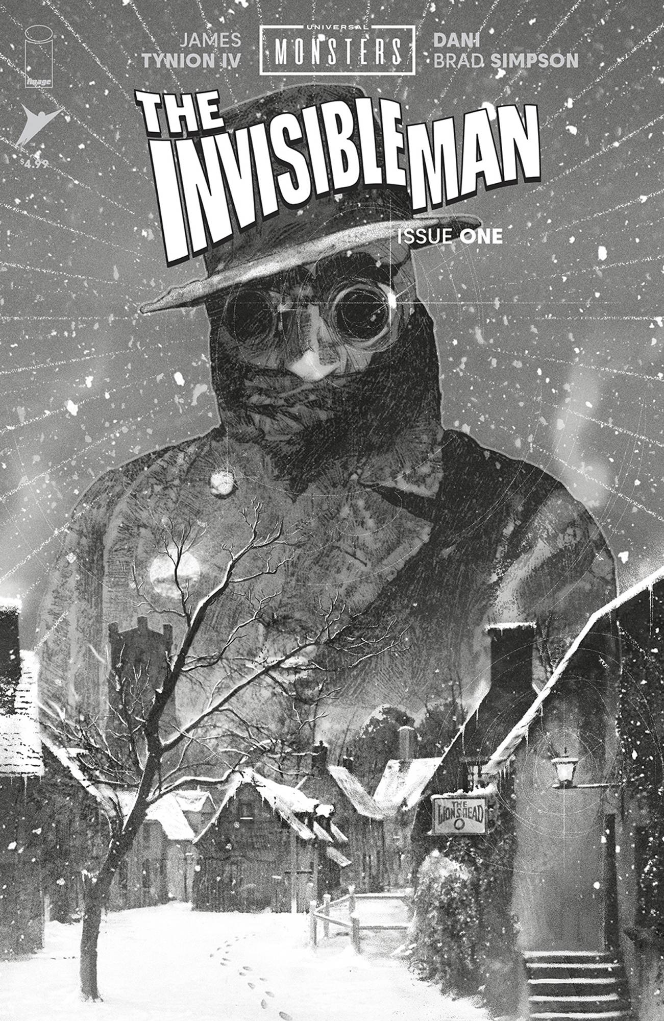 UNIVERSAL MONSTERS INVISIBLE MAN #1 (OF 4) CVR D INC 1:25