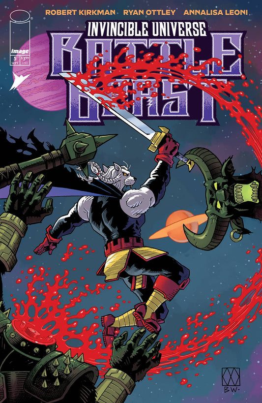 INVINCIBLE UNIVERSE BATTLE BEAST #5 CVR E INC 1:50 WAGNER