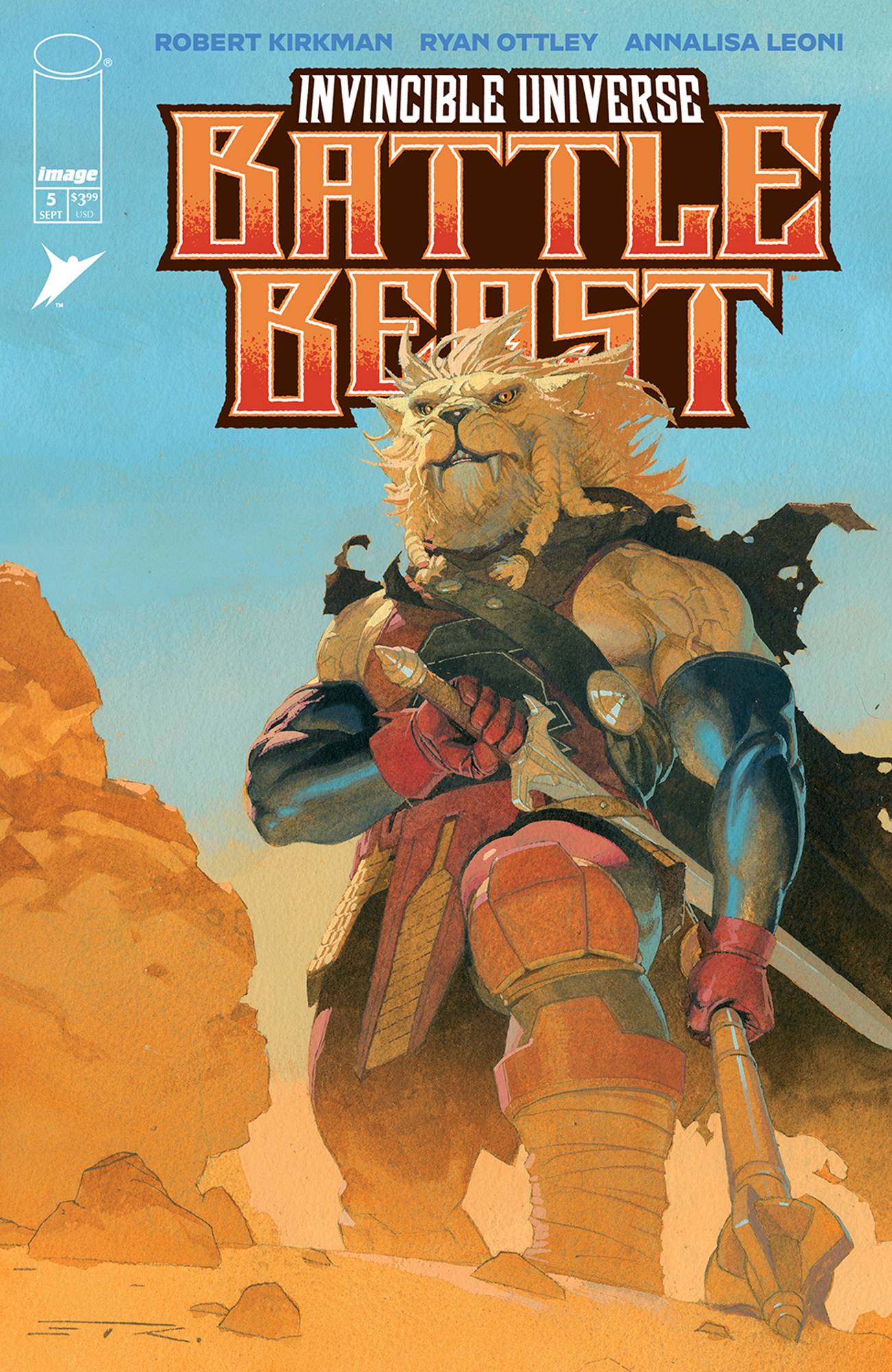 INVINCIBLE UNIVERSE BATTLE BEAST #5 CVR F INC 1:100 RIBIC