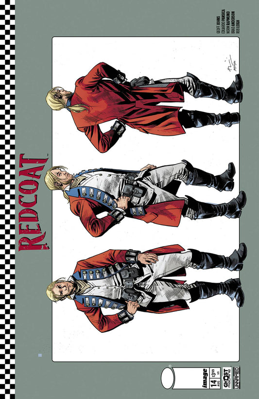 REDCOAT #14 CVR C BRYAN HITCH & BRAD ANDERSON DESIGN VAR