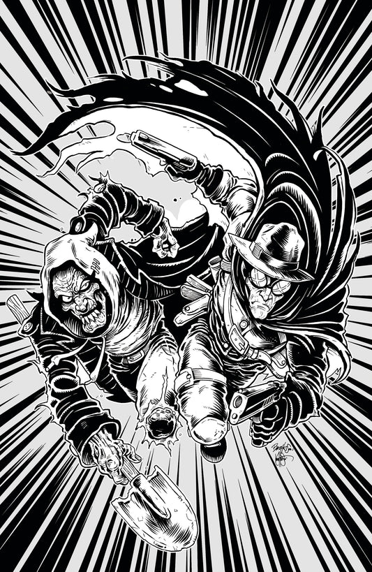 LIVING CORPSE HEXX FILES #1 CVR C B&W LTD ED 1/250 (MR)