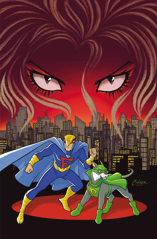 THE BLUE FALCON & DYNOMUTT #1 CVR P 20 COPY INCV CONNER VIR