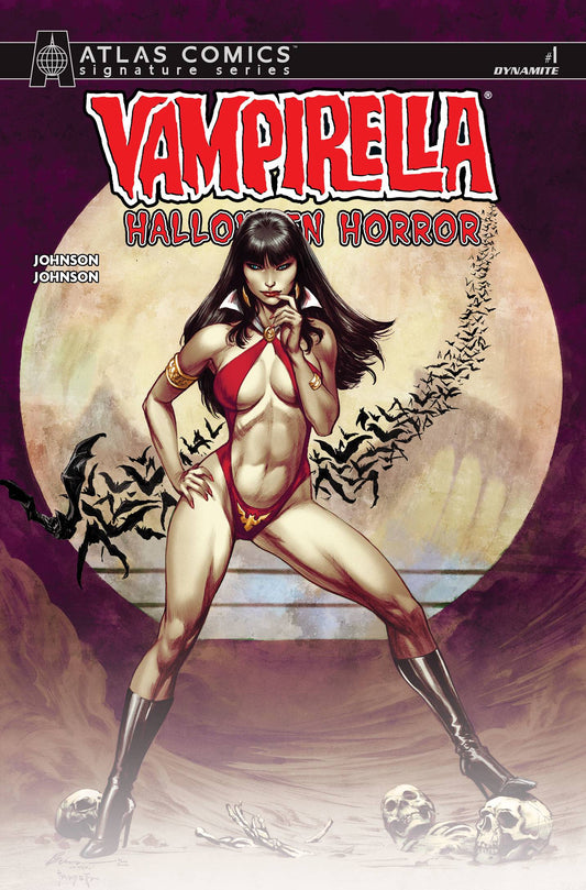 VAMPIRELLA HALLOWEEN HORROR #1 CVR I ATLAS ED SIGNED BY BUZZ