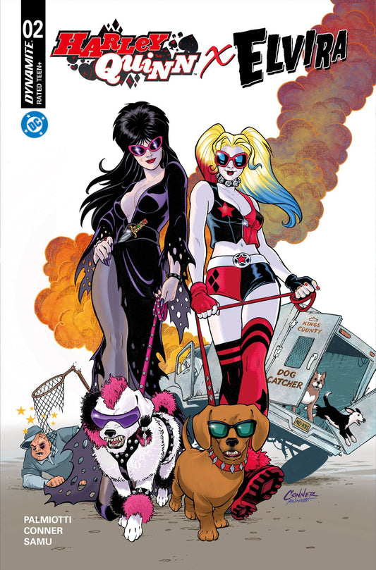 HARLEY QUINN X ELVIRA #2 CVR E AMANDA CONNER 1 FOIL (C: 1-1-