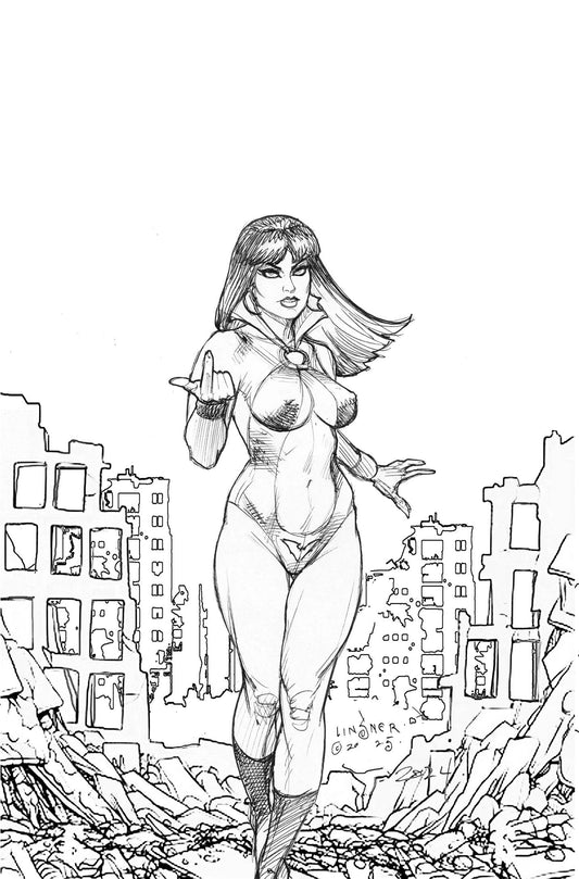 VAMPIRELLA ARMAGEDDON #3 CVR J 15 COPY INCV LINE ART VIR (C: