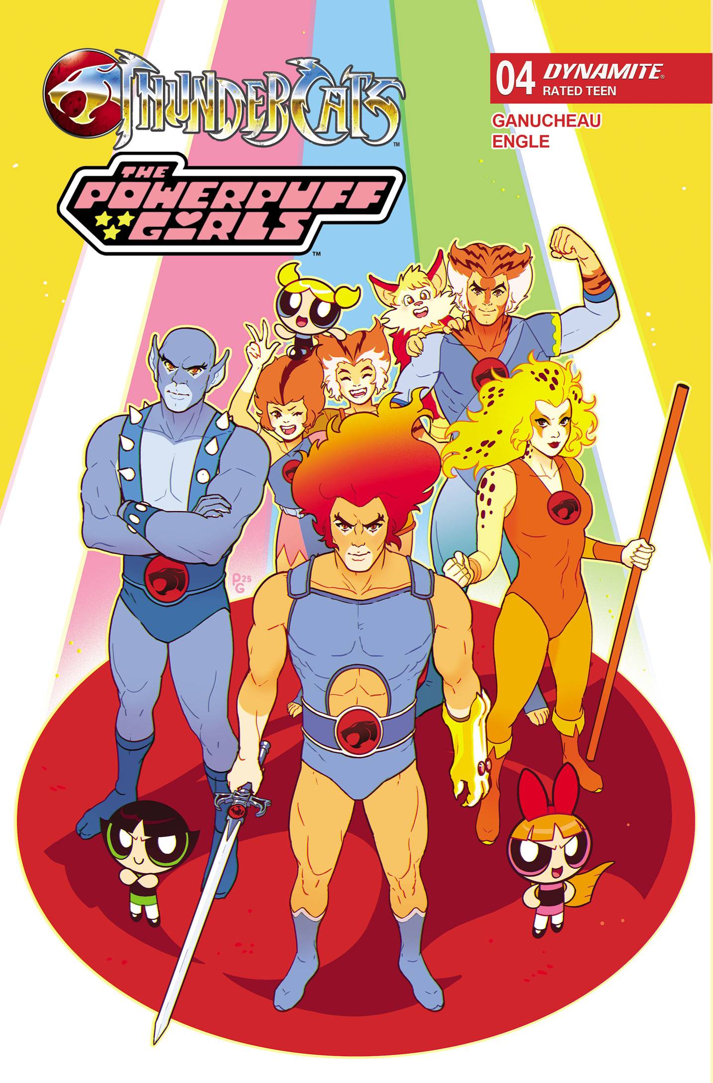 THUNDERCATS THE POWERPUFF GIRLS #4 CVR A PAULINA GANUCHEAU (