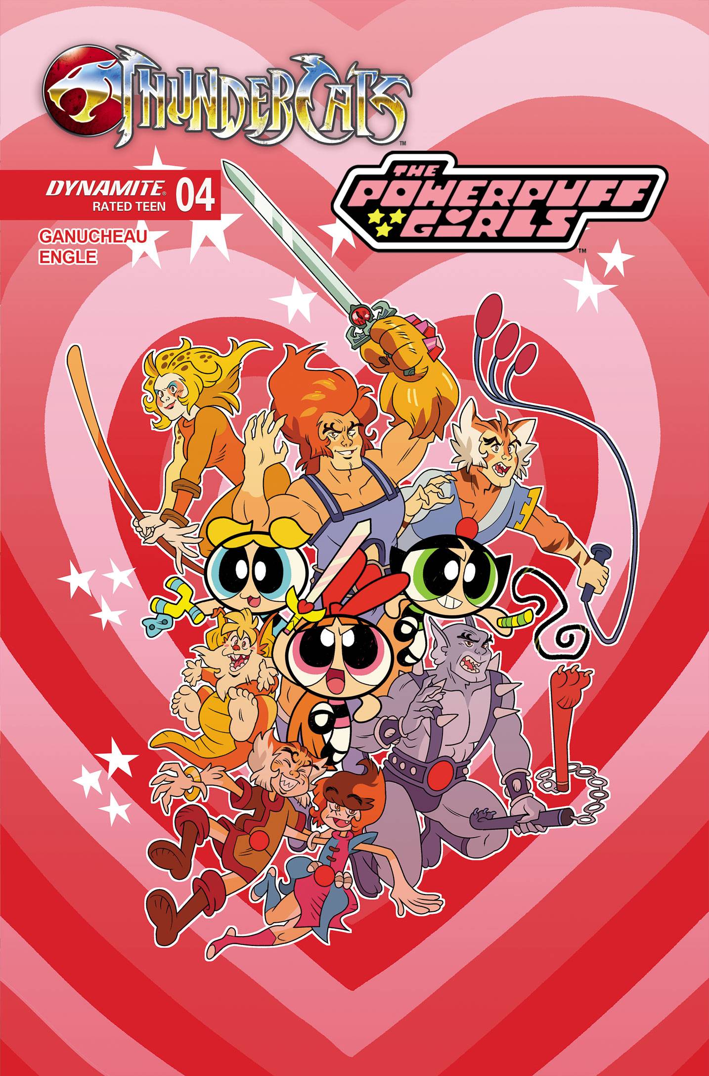THUNDERCATS THE POWERPUFF GIRLS #4 CVR B COLEMAN ENGLE (C: 1