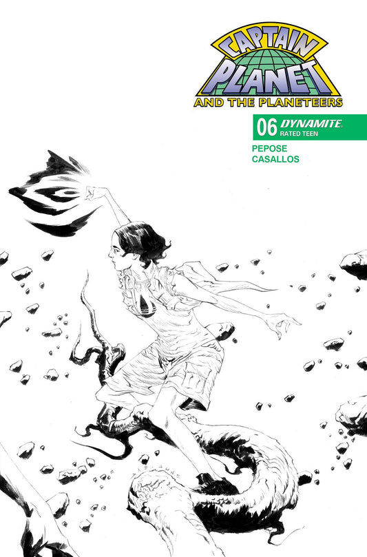 CAPTAIN PLANET #6 CVR G 10 COPY INCV JAE LEE LINE ART (C: 1-