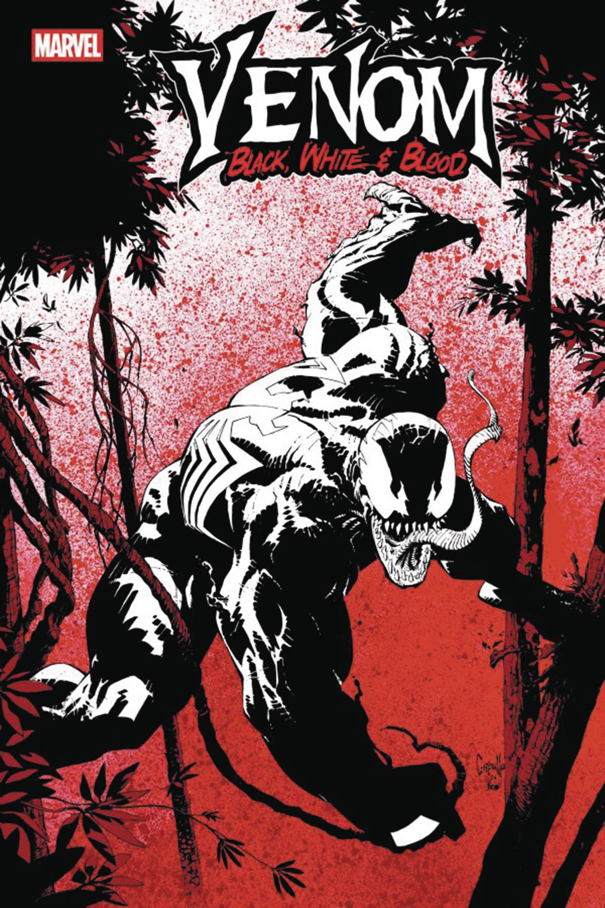 DF VENOM BLACK WHITE BLOOD #1 CAPULLO SILVER SGN (C: 0-1-2)