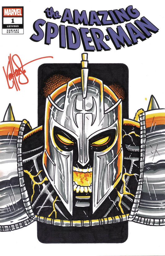 DF MARVEL COMICS COMMISSIONED CVR HAESER HELLGATE SKETCH (C: