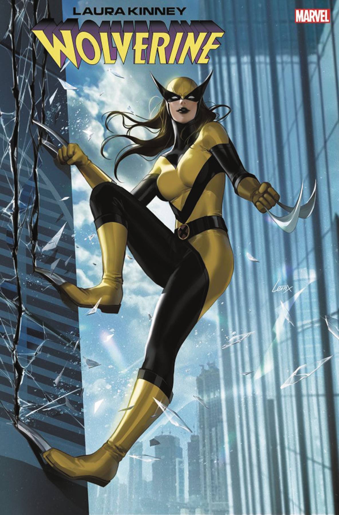 DF LAURA KINNEY WOLVERINE #1 2ND PTG LEIRIX SCHULTZ SGN (C: