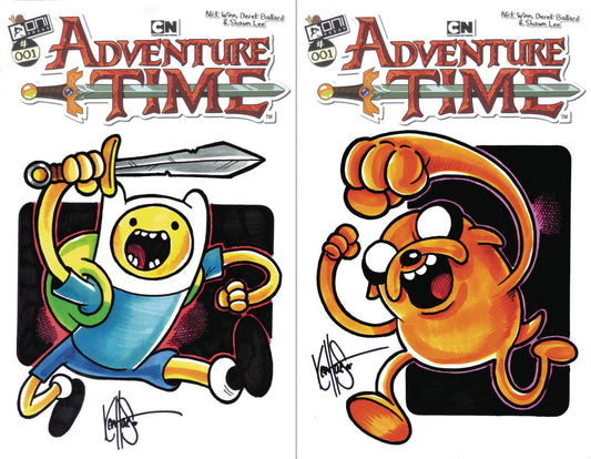 DF ADVENTURE TIME #1 2 CVR SET HAESER SKETCH (C: 0-1-2)