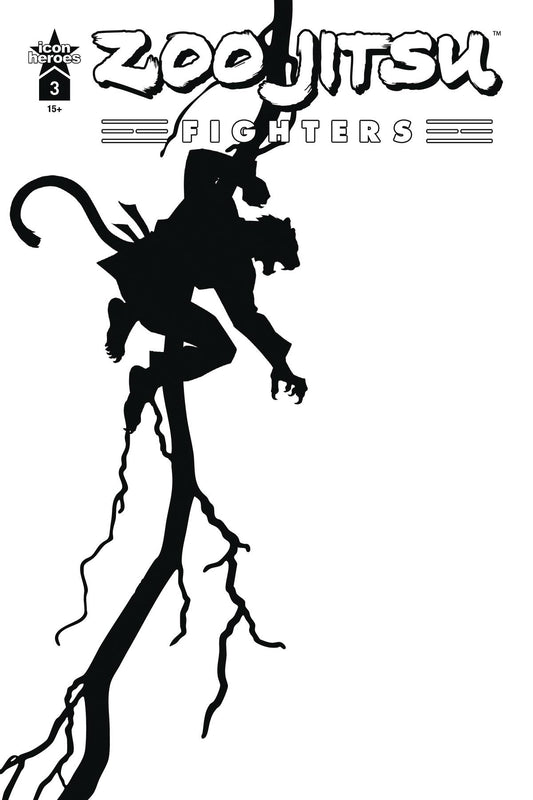 ZOO JITSU FIGHTERS #3 (OF 4) CVR E SADZINSKI B&W (C: 0-1-2)