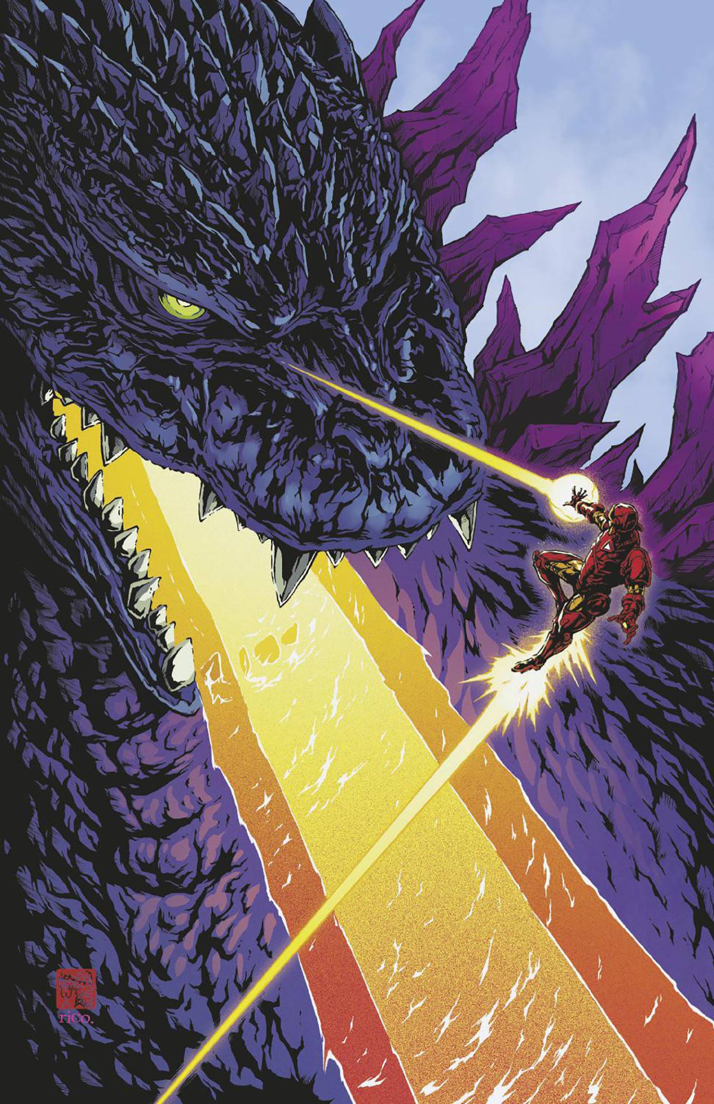 GODZILLA VS AVENGERS #1 2ND PTG CVR B INC 1-25 OKAZAKI
