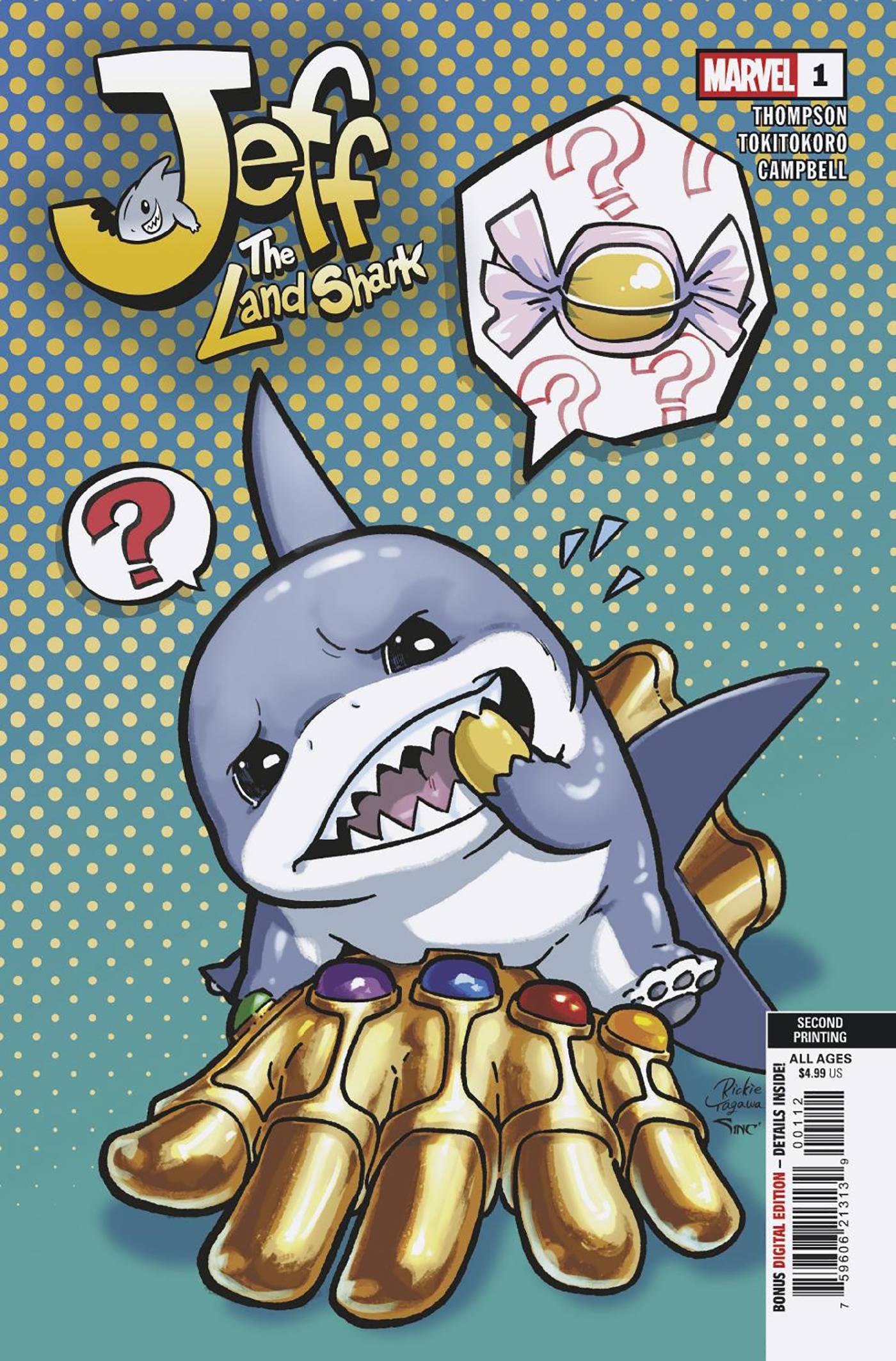 JEFF THE LAND SHARK #1 2ND PTG CVR A YAGAWA