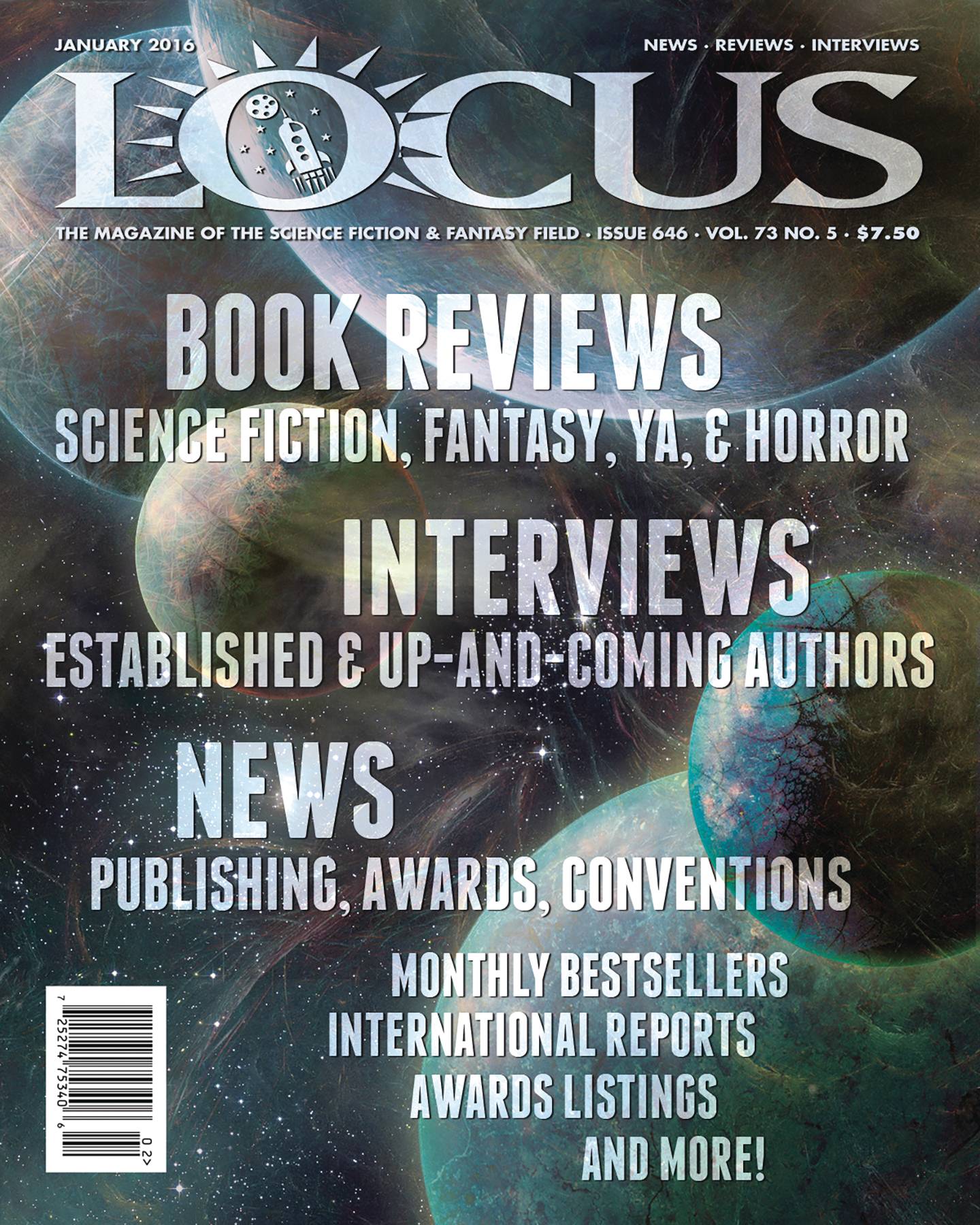 LOCUS MAGAZINE #778 VOL 95 NO 5 (C: 0-1-1)