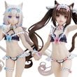 Nekopara Chocola & Vanilla Maid Swimsuit 1:7 Statue Set of 2