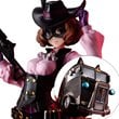 Persona 5 Noir Haru Okumura and Morgana Car Statue