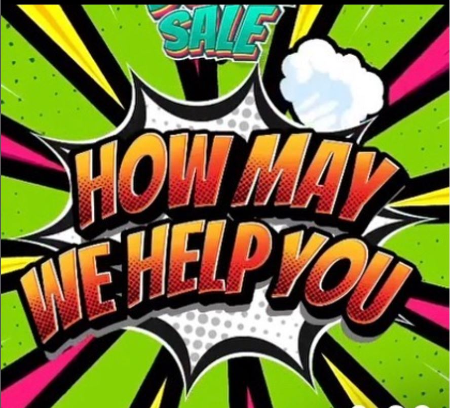 How May We help You Sale!
