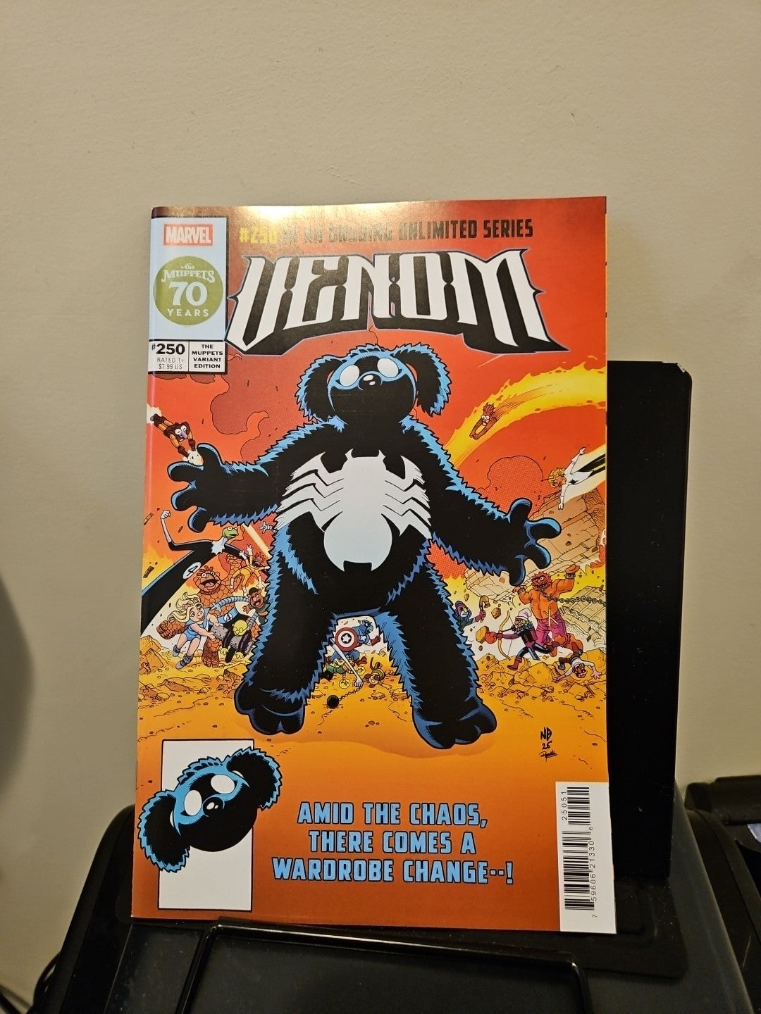 Venom #250 Nick Bradshaw Muppets Cover
