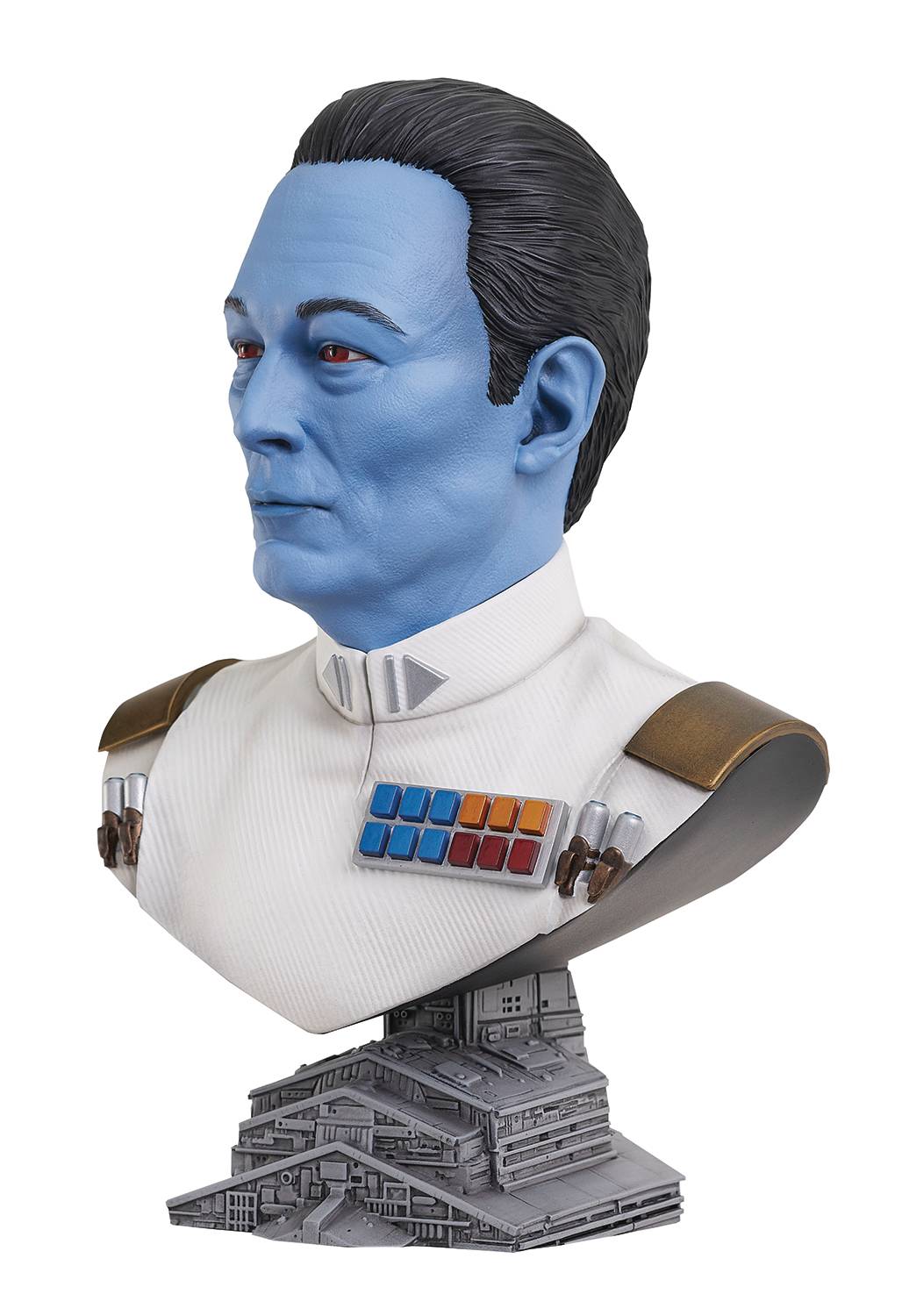 SW L3D AHSOKA DISNEY PLUS THRAWN 1/2 SCALE BUST (C: 1-1-2)