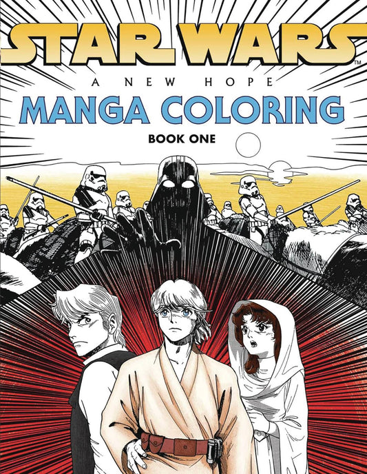 STAR WARS NEW HOPE MANGA COLORING BOOK (C: 0-1-0)