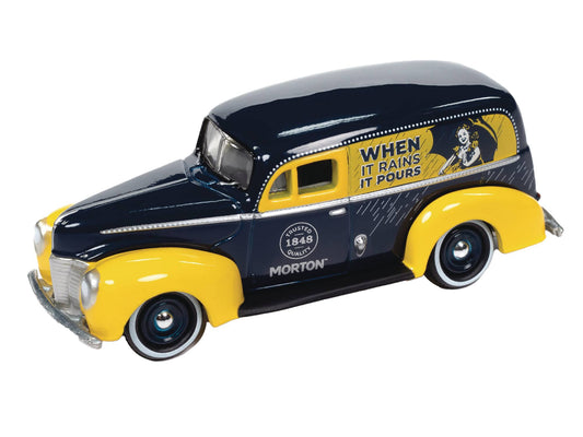 MORTON SALT 1940 FORD SEDAN DELIVERY 1/64 DIE-CAST CAR (NET)