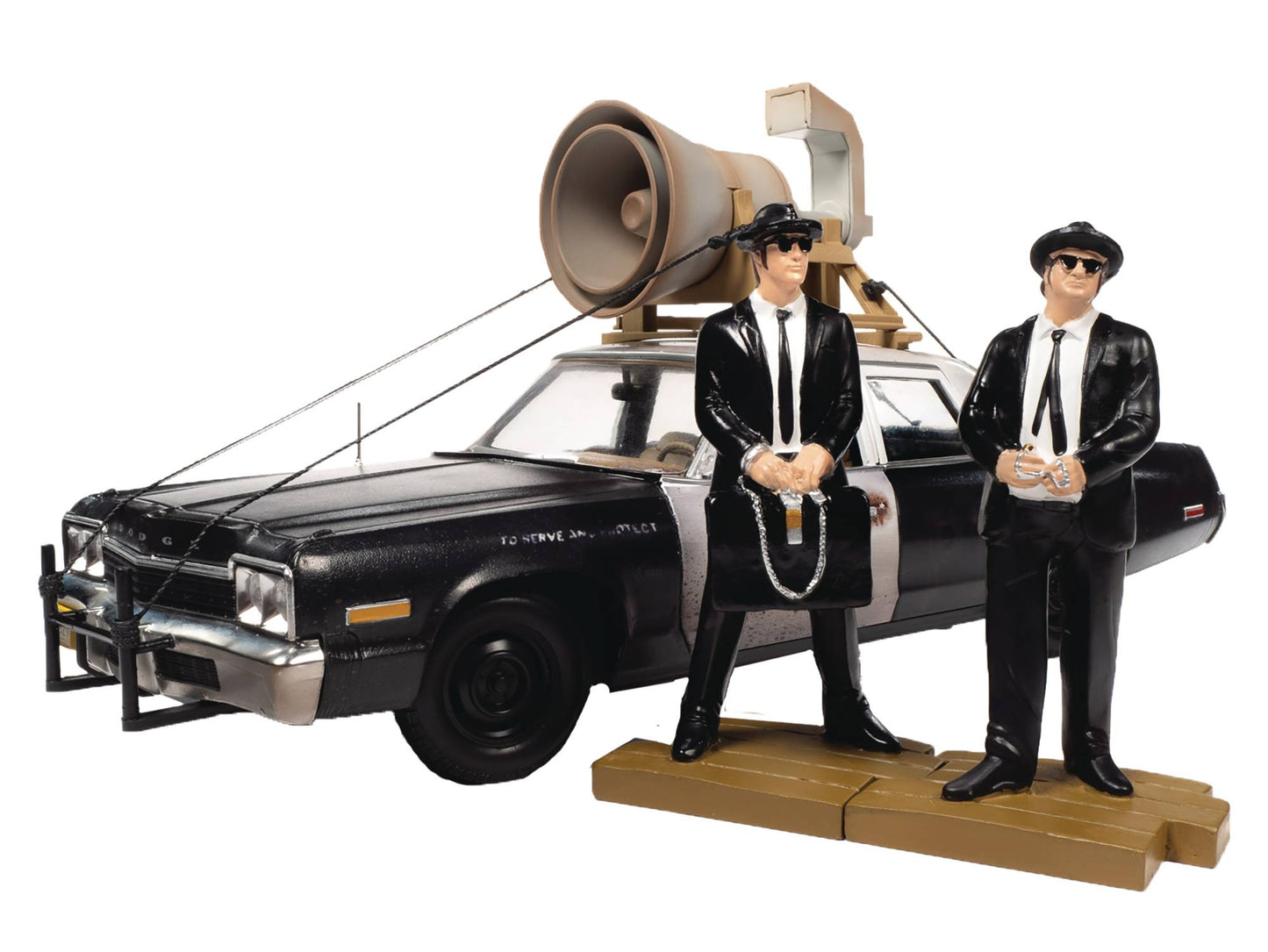 BLUES BROTHERS 1974 DODGE MONACO POLICE PURSUIT DIE-CAST CAR