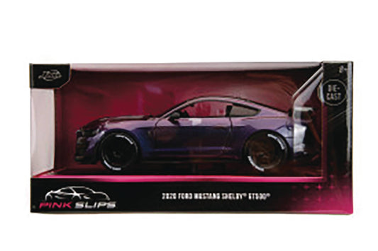 JADA 1/24 2020 FORD MUSTANG SHELBY GT PINK SLIPS DIE-CAST (N