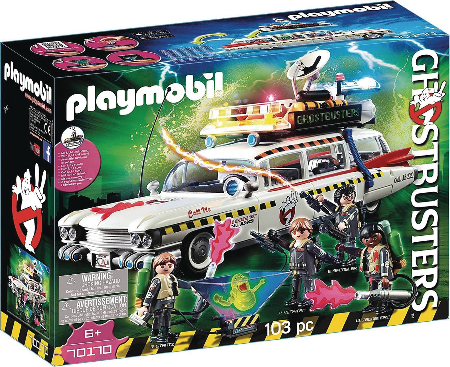 PLAYMOBIL GHOSTBUSTERS ECTO-1A PLAY-SET (NET) (C: 1-1-2)