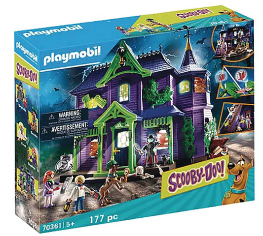 PLAYMOBIL SCOOBY-DOO ADVENTURE IN MYSTERY MANSION PLAY-SET (