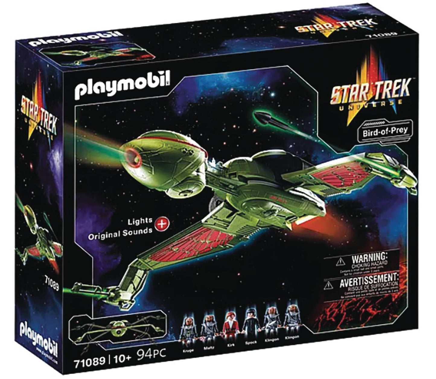 PLAYMOBIL STAR TREK KLINGON BIRD OF PREY PLAY-SET (NET) (C: