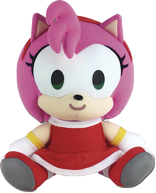 SONIC THE HEDGEHOG CHIBI AMY 7IN SITTING PLUSH (C: 1-1-2)