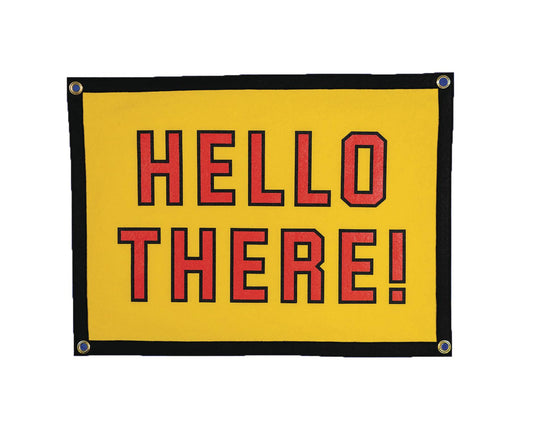 STAR WARS HELLO THERE CAMP FLAG (NET) (C: 0-1-2)